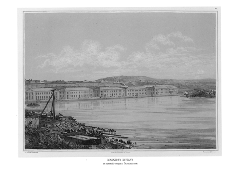 Малахов курган с южной стороны Севастополя