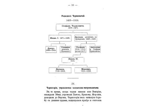 Родословие Черноевичей