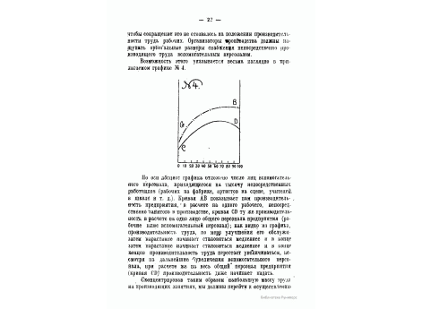 №4. Графики зависимости производительности предприятия  от числа непосредственных работников и числа лиц общего персонала предприятия.