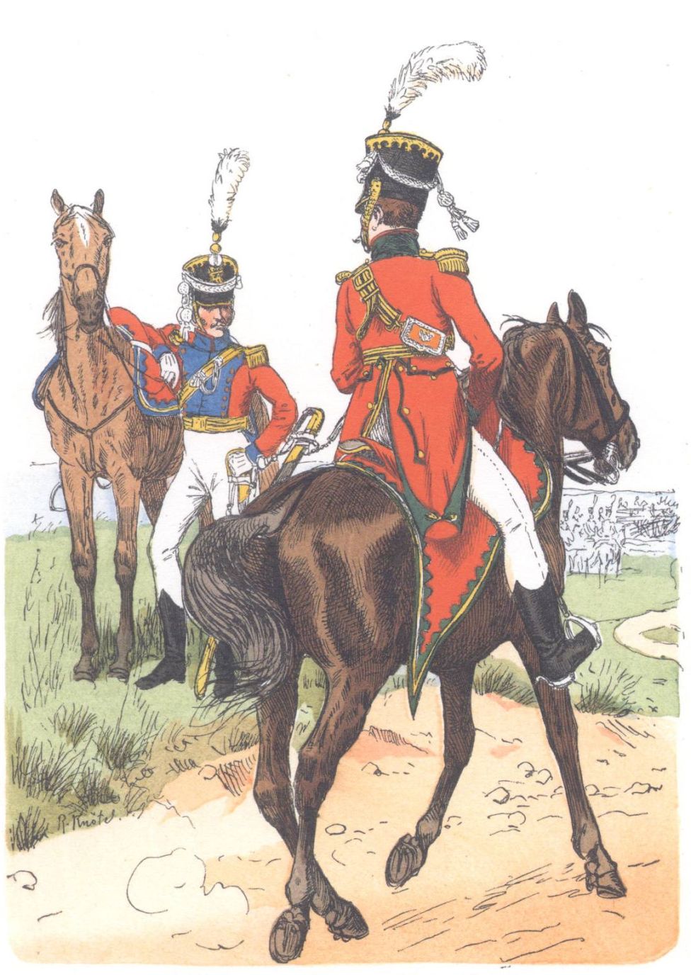 Саксония. Шеволежерские полки (1810)