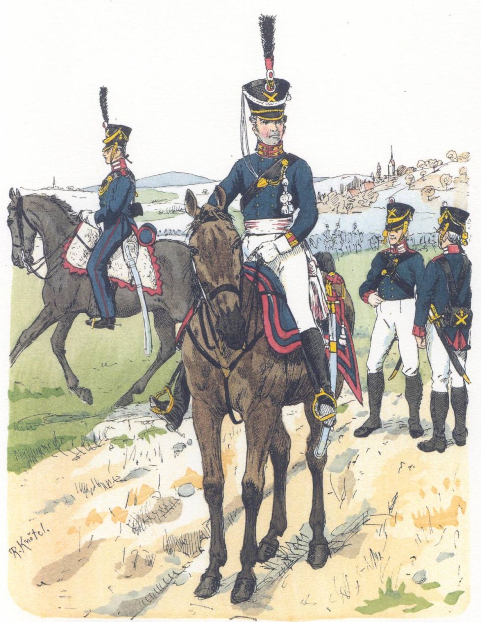 Гессен-Кассель. Артиллерия (1813-21)