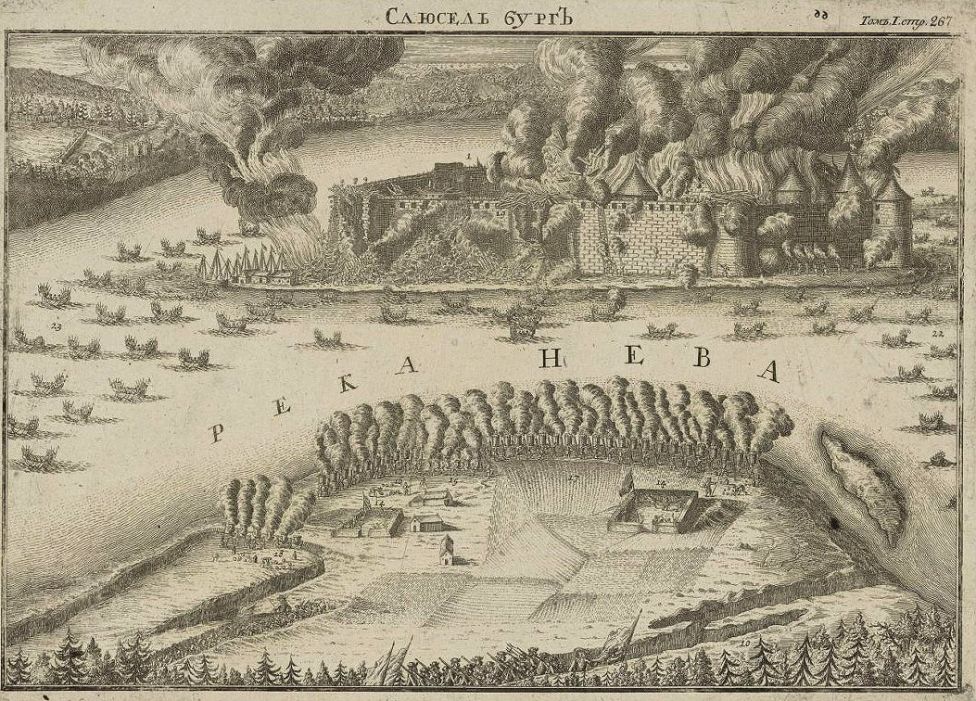 Осада Нотебурга в 1702г.