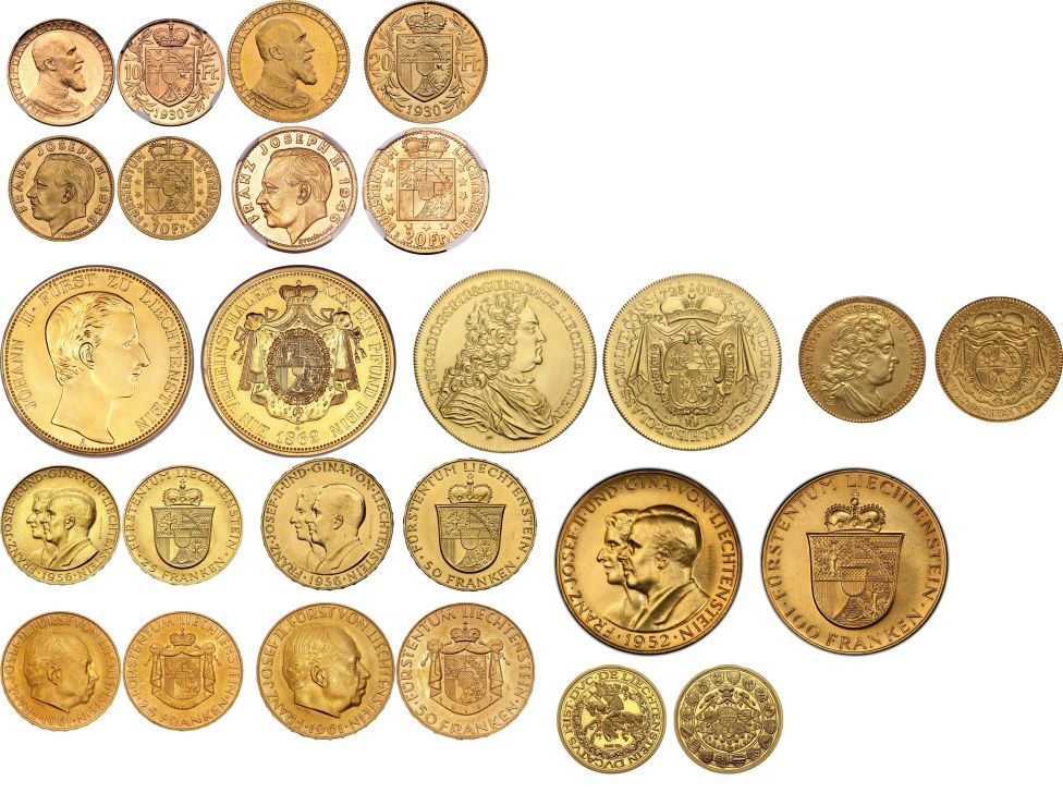 Монеты Лихтенштейна