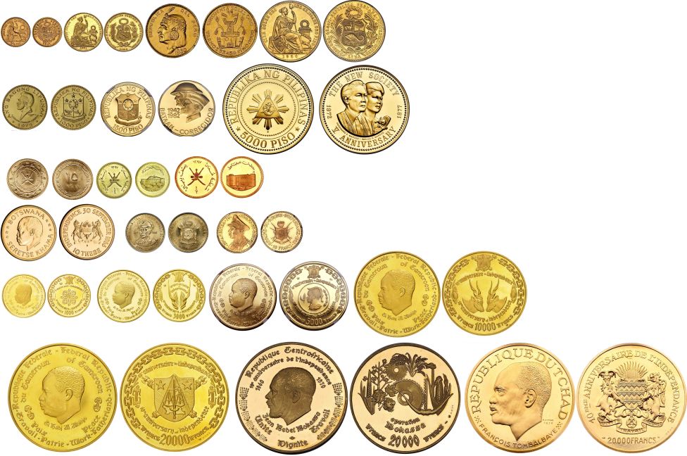 Золотые монеты 