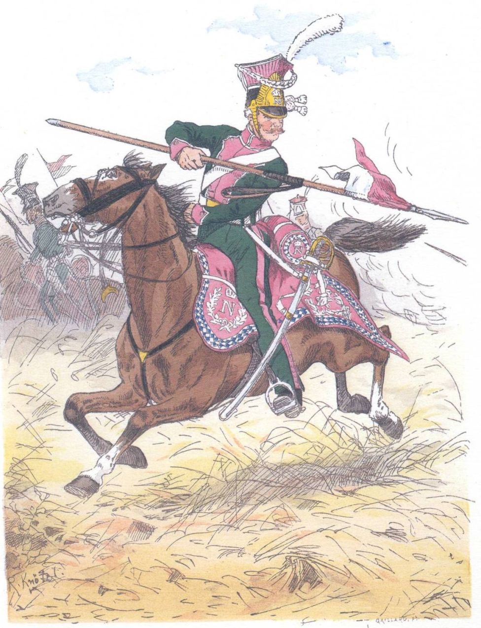 Клеве-Берг. Уланский полк (1812)