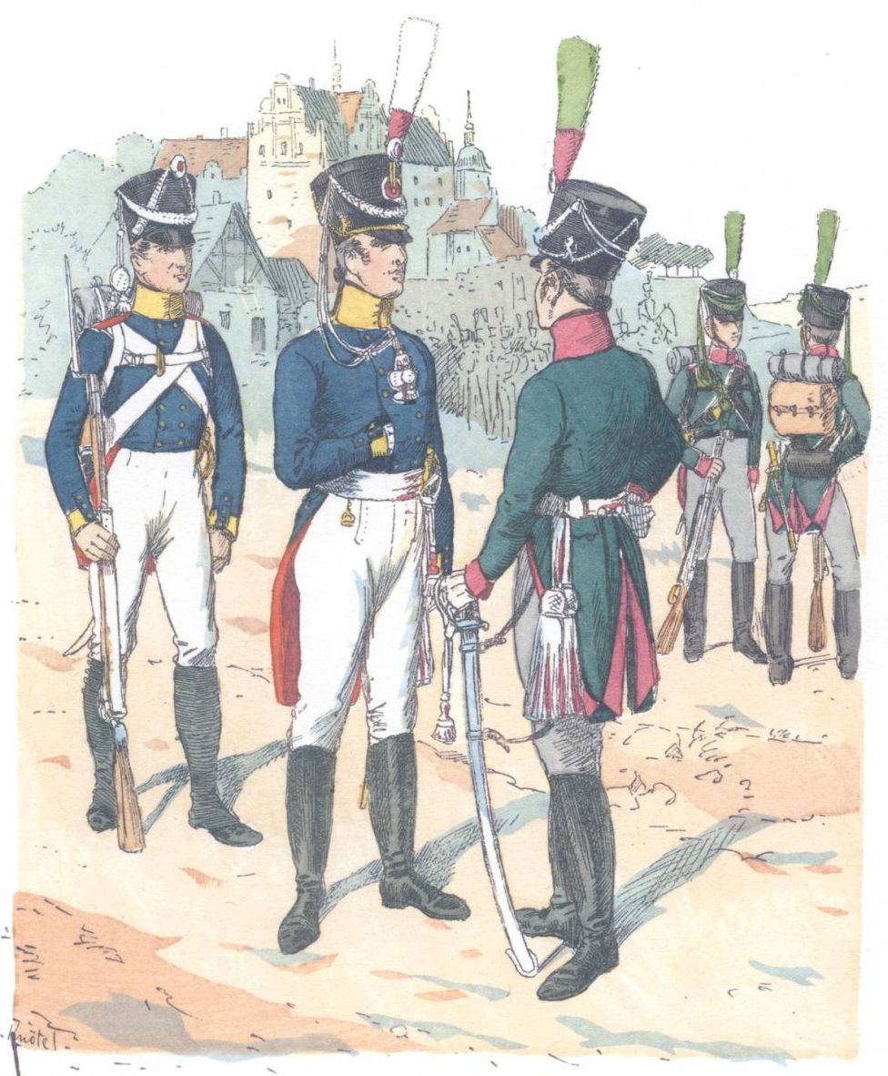 Кур-Гессен. Пехота (1813-21)