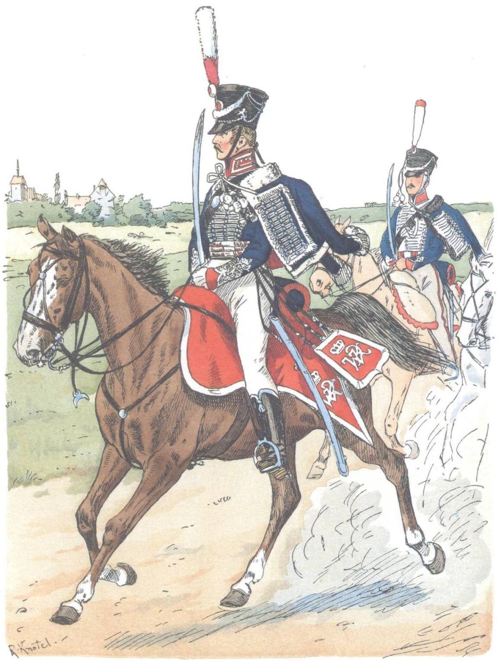 Гессен-Кассель. Гусарский полк (1813-21)