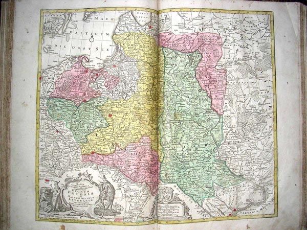 Первый и второй разделы Речи Посполитой. Матеус Альбрехт и Георг Фридрих Лоттер. «Атлас мира». Изд. не ранее 1794.