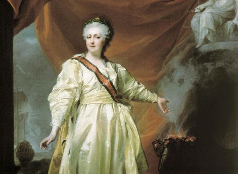 Портрет Екатерины II. Левицкий Д.Г. 80-е гг 18 века