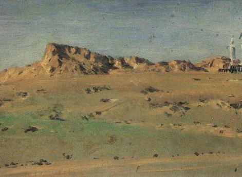 Угол турецкого редута, взятого М.Д.Скобелевым 30 августа, но снова покинутого 31-го. В.Верещагин. 1877 год