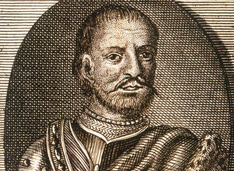 «Верховный военный вождь запорожских казаков Иван Мазепа». И. Бернигерот. Немецкая гравюра первой половины XVIII века.