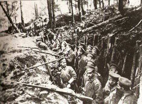 Позиции русской армии под Сарыкамышем. 1914 год