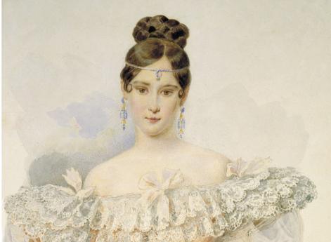 Портрет Натальи Николаевны Пушкиной-Ланской (урожденной Гончаровой)