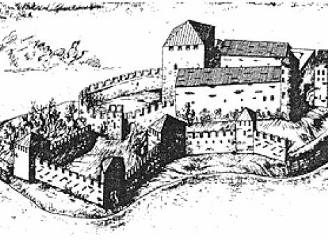 Выборг в XIII-XIV вв. Гравюра XIV века