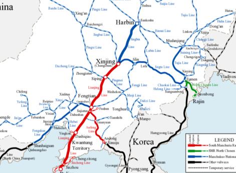 КВЖД и ее ответвление в Порт-Артур ЮМЖД