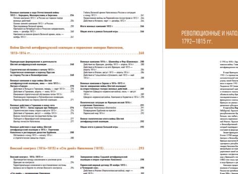 Оглавление "Атласа Революционных и Наполеоновских войн 1792–1815"