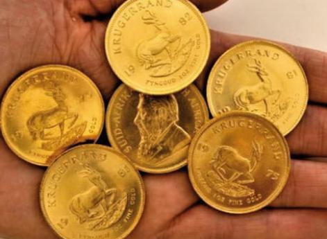 Золотые крюгерранды