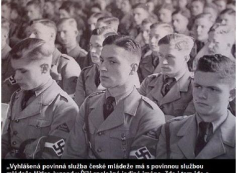 Молодые чешские фашисты. 1942 г.