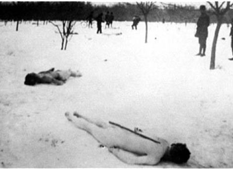 Двое из 86 убитых легионерами Железной гвардии евреев в лесу Жилава под Бухарестом 19 – 22 января 1941 г.