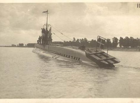 Латвийская подлодка. 1940 г.