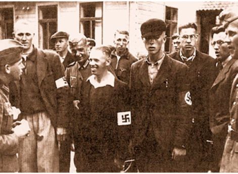 Литовские повстанцы и солдаты вермахта