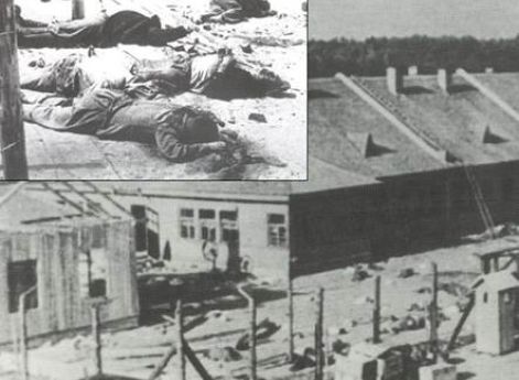 Тюрьма в Правенишкисе и расстрелянные узники. 23 июня 1941 г.