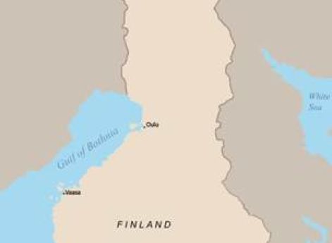 Карта Финляндии на 1 сентября 1939 г.