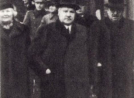 Министр финансов Финляндии Вяйне Таннер и посол Финляндии в Швеции Юхо Кусти Паасикиви направляются в Москву на переговоры. Октябрь 1939 г.