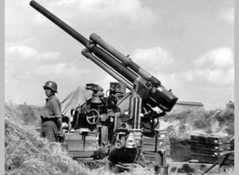 Шведское зенитное орудие в венгерской армии. 1941 г.