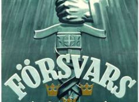 Шведский агитационный плакат времен «Зимней войны» Дата создания: Январь 1940 г.