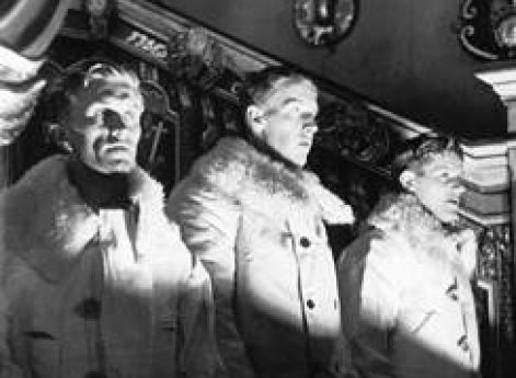 Шведские добровольцы на церковной службе по случаю окончания войны с СССР. Март 1940 г.