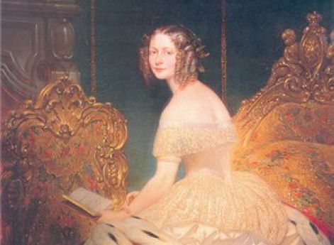 Ж.Кур. Портрет Великой Княгини Елены Павловны. 1842 г.