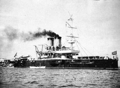 Эскадренный броненосец Екатерина II в Севастополе, 1902 год.