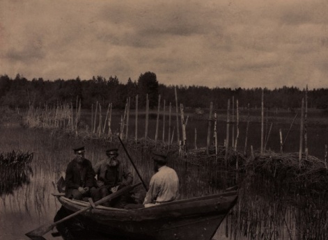 Рыболовный закол при впадении Волги в озеро Стерж.