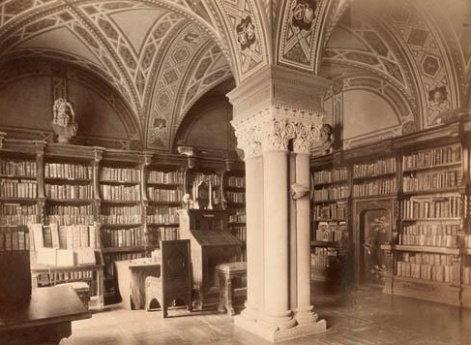 "Кабинет Фауста" в Российской Национальной библиотеке. Архитекторы И.И.Горностаев и В.И.Собольщиков. Роспись сводов И.И.Горностаева.