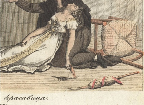 Иллюстрация к сказке «Спящая красавица, или Очарованный лес» в книге