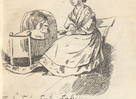 Иллюстрация к колыбельной песне в книге