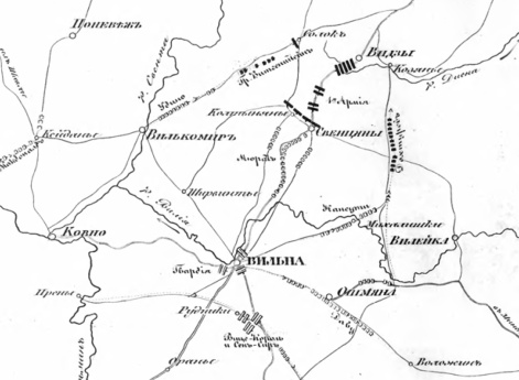 Общее движение из Вильны