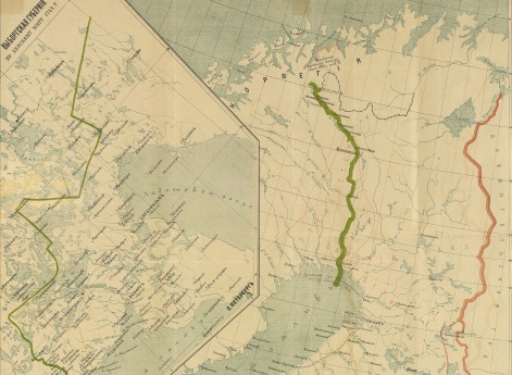 Карта Финляндии с указанием границ России и Швеции в разное время по договорам, а также по картам генерального штаба, Гермелина, Лоттера, Аф-Кнорринга и друг.