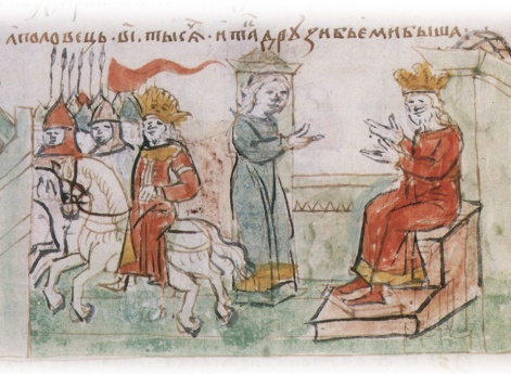 Возвращение в Чернигов Святослава Ярославича с дружиной после победы над половцами у Сновска; вокняженис Всеслава Брячиславича Полоцкого в Киеве.