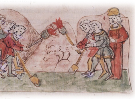 Погребение половецкого князя Тугоркана, тестя Святополка Изяславича Киевского, на Берестове