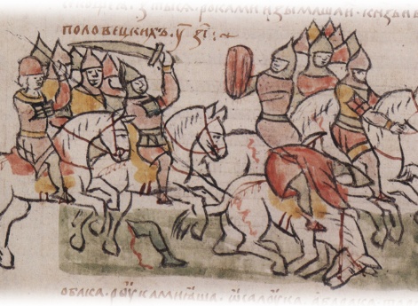 Бой и преследование половецкого войска полком Владимира Глебовича Переяславского.