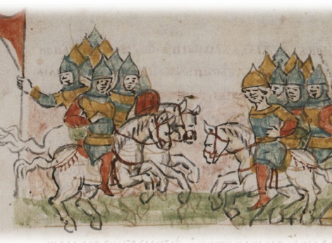 Противостояние войск Юрия Владимировича Долгорукого и Изяслава Мстиславича Киевского перед битвой при Руте.