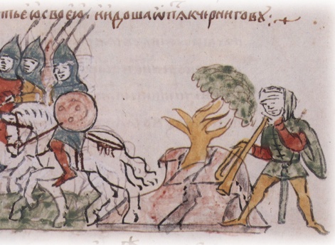 Возвращение черниговских князей Ольговичей из похода на Киев