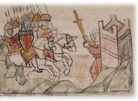 Взятие Мурома волжскими болгарами.