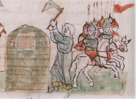 Освобождение Всеслава Брячиславича Полоцкого из тюрьмы (поруба) восставшими киевлянами; бегство Изяслава Ярославича из Киева.