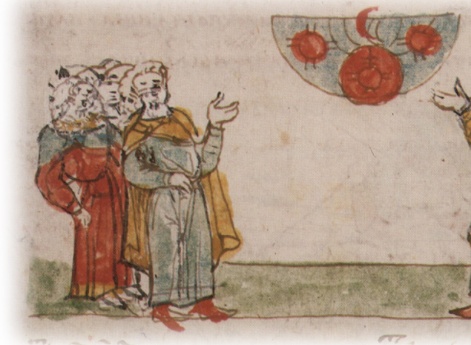 Небесные знамения (сложные гало) в 1104 г.