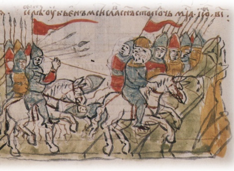 Изгнание из Руси Давыда Игоревича Волынского Святополком Изяславичем Киевским.