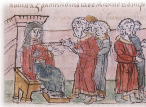 Устройство Ольгой погостов и обложение данью населения по всей земле; княжение Ольги и Святослава Игоревича в Киеве.