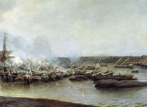 Сражение при Гангуте 27 июля 1714 года